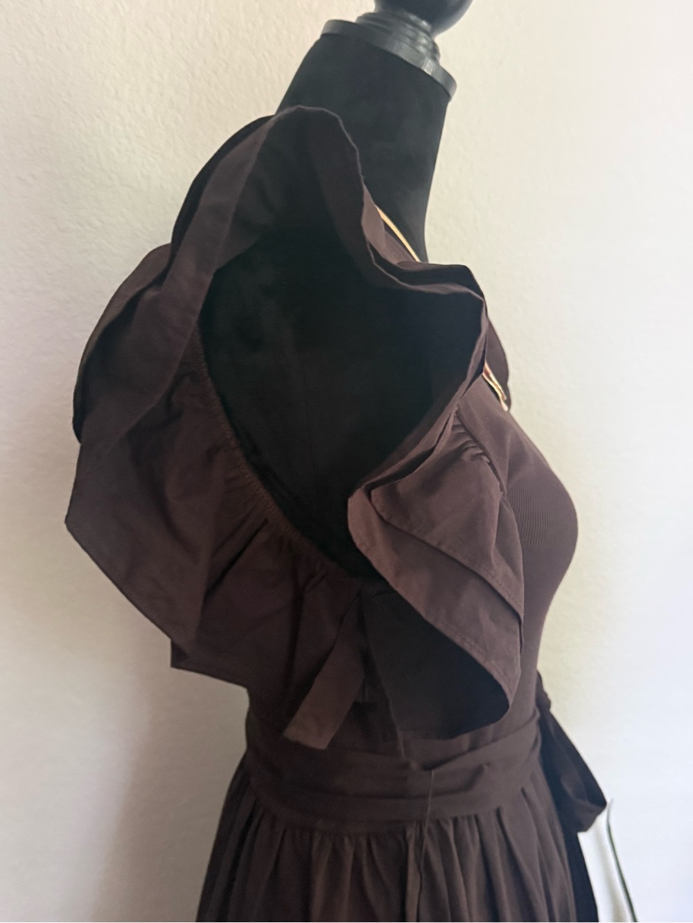 ZARA, Ruffle combination Dress - Picture 4 of 6